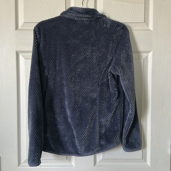 EDDIE BAUER Pullover Jacket Womens Medium Quarter Snap Fleece Sweatshirt - Picture 3 of 9